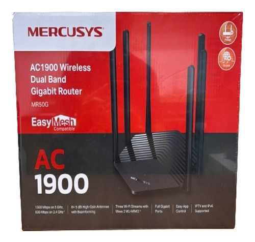 Router Mercusys Ac1900 Mr50g Con Puerto Gigabit 1