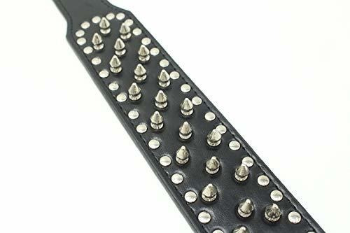 Imagen 4 de 8 de Perro Bonawen Collar De Cuero Con Tachuelas Collar Con Púas