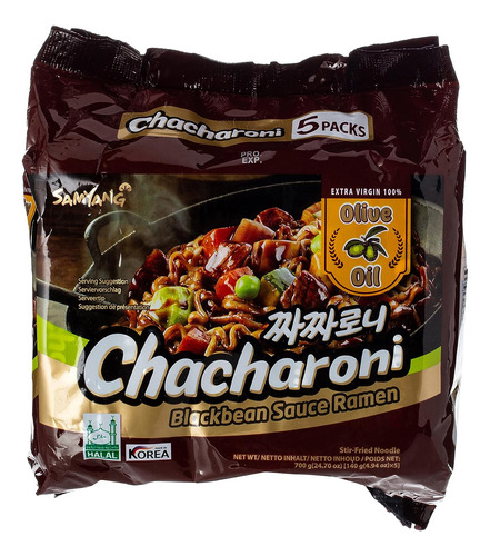 Samyang Korean Hit Instant Noodle  Chacharoni Chino Soybean