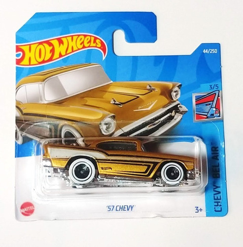 Hot Wheels Carro Chevrolet Chevy Bel Air 57 Colección Mattel