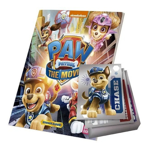 Álbum Paw Patrol The Movie Completo A Pegar Big Bang