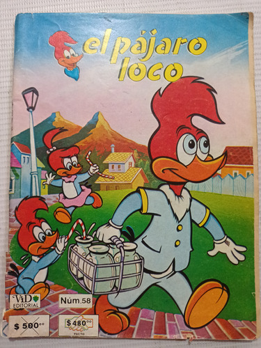 El Pájaro Loco Editorial Vid 58 Año 1989 Vintage 