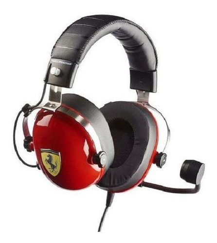 Auriculares Thrustmaster Ferrari T-racing para PS4, PC y Xbox One, color rojo