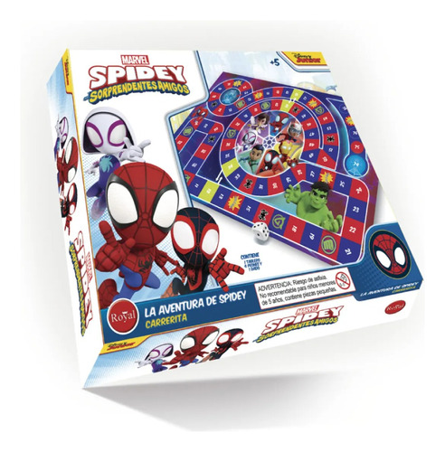 Juego Trivia Carrerita Spidey Marvel Royal +4 Febo 