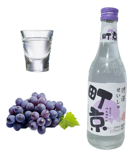 Sake Sabor Uva 360ml Licor De Arroz Ding Jing