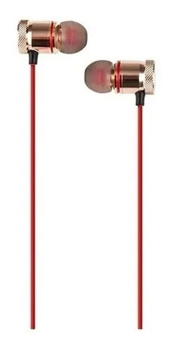 Imagen 2 de 6 de Auriculares Noga Ng-bt200 Gold Red Bluetooth In Ear Premium