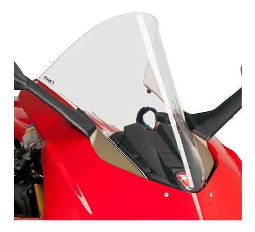 Imagem 1 de 2 de Bolha Puig R-racer Ducati Panigale V4 2020/2021 Transparente