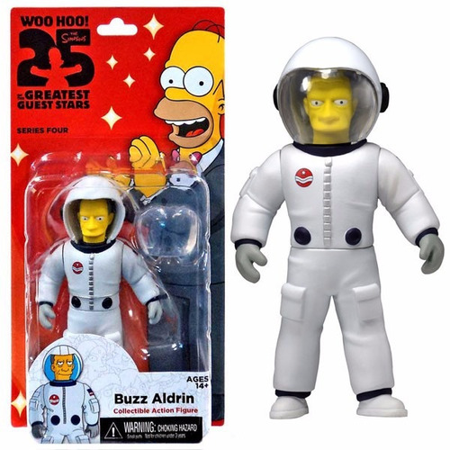 Figura Simpsons Buzz Aldrin Celebrity Guest 25 Neca