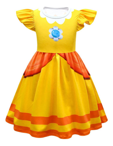 Disfraz De Princesa Garperkids Para Niñas, Vestido Amarillo 