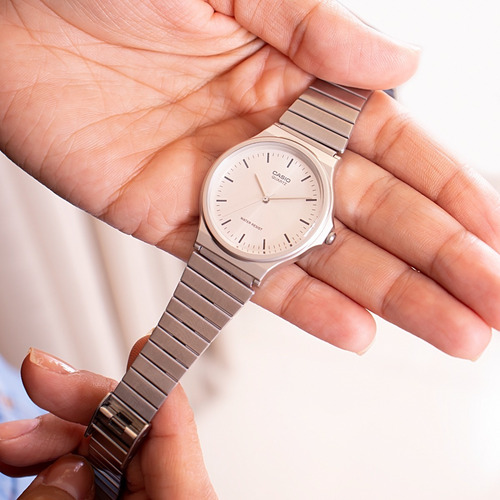 Relógio Casio Feminino Analógico Prata Original Barato