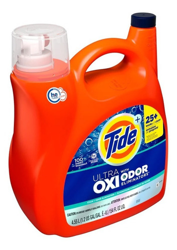 Detergente Concentrado Tide Ultra Oxy 107ld 4,55lt
