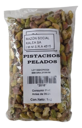 Pistachos Pelados 1 Kg