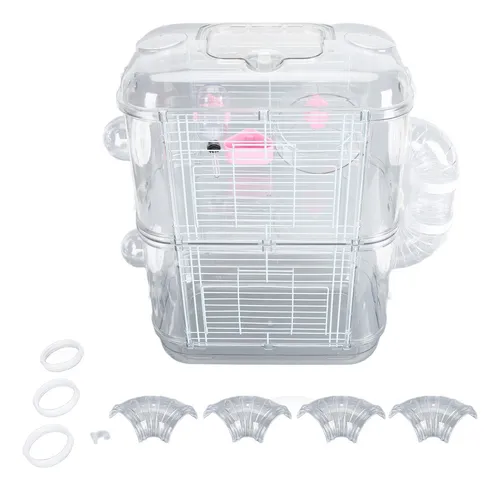 comprar Ratos Interativos Divertidos Com Gaiola De Hamster De Dupla