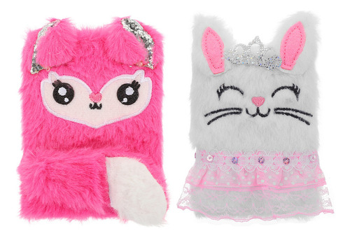 Notebook Para Meninas, Mini Notebook Portátil, 2 Unidades