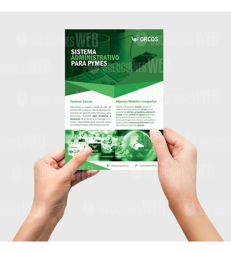 Diseño Modernos De Flyer Publicitario - Volante Folleto 2019
