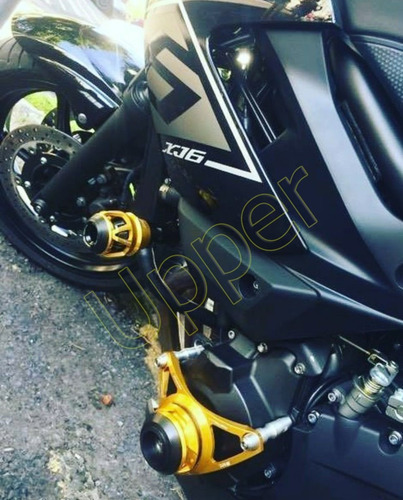 Slider + Estrela + Tampa - Procton Racing Yamaha - Xj6 N/f