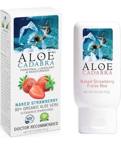 Aloe Cadabra Lubricante Intimo 71g Sabor Fresa