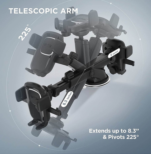 Imagen 3 de 6 de Iottie Easy One Touch 4 Dash & Amp Windshield Car Mount Sopo