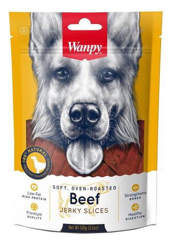 Wanpy Soft Beef Jerky Slices 100 Gr