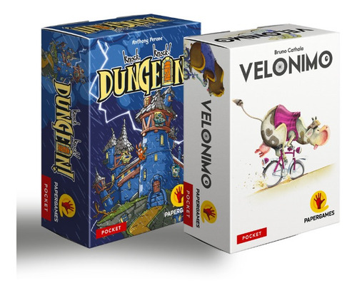 Knock, Knock! Dungeon! + Velonimo -jogo De Cartas Papergames