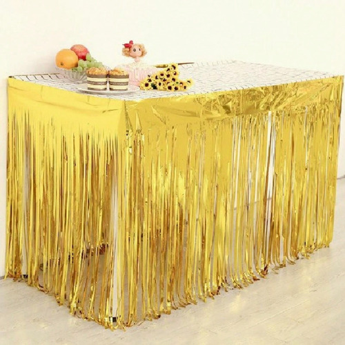 Mantel De Seda Para Fiestas - Vestido De Mesa De Fiesta