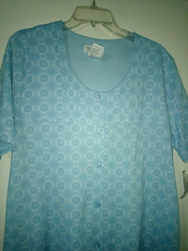 Pijama Abierta Bata Dama Grande Y Extra Cómodas 100% Algodón