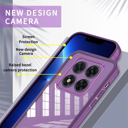 Kit De Funda De Cristal Para Redmi Note 14 Pro 4g Tpu Y Protector De Pantalla