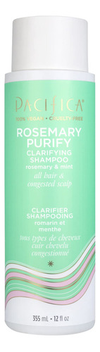 Pacifica Beauty, Romero Purify Champú Vigorizante, Menta C.