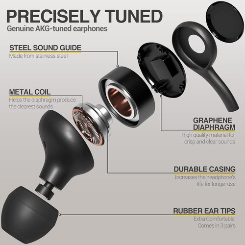 Auriculares Cable In-ear Samsung Tuned By Akg Eo-ig955 Black Black