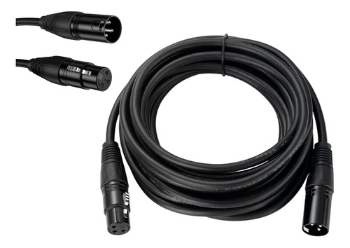 Cable Canon A Canon Xlr 15 Metros Señal Dmx Audio Micrófono