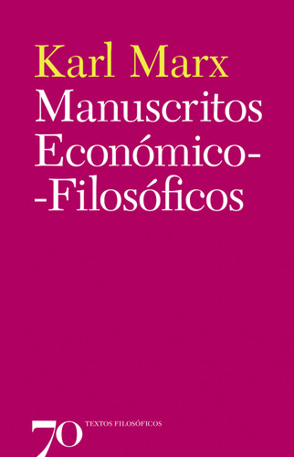 Manuscritos Econômico-filosóficos, De Marx, Karl. Editora Edicoes 70 - Almedina, Capa Mole Em Português