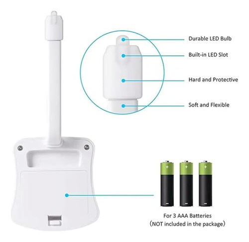 Luz Led Sensor Movimiento Multi Color Inodoro Water Baño