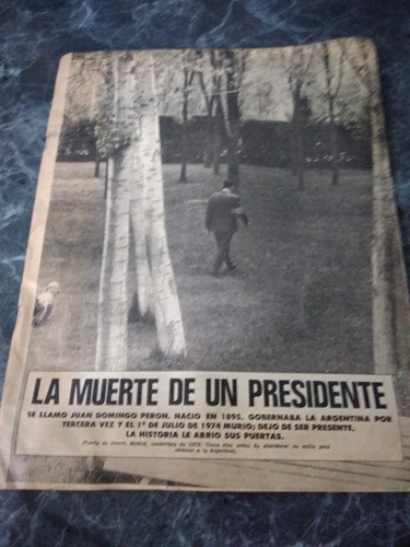 Revista La Muerte De Un Presidente Gente Ediciones Atlántida