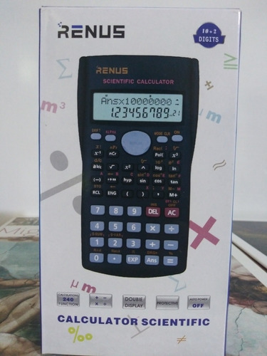 Calculadora Cientifica Renus 10+2 Digitos