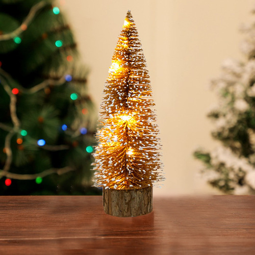 Mini Árbol De Navidad Con Iluminación Led, Árbol De Navidad