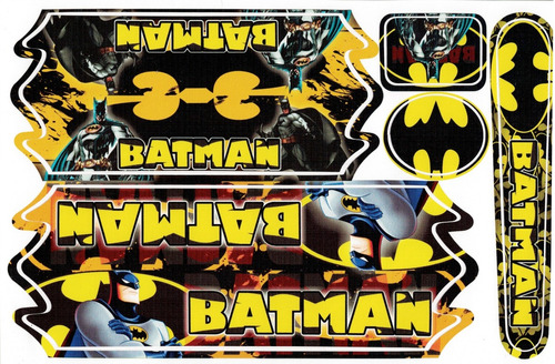 Adesivo Para Bicicleta Infantil Batman The Dark Knight 