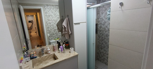 Apto 96m 01 Suite + 02 Quartos Com Home Office 02 Pessoas 02 Vagas Garagem Fixas Amplo Lazer Piscina Externa + Piscina Aquecida Quadra Academia Espaço Pet