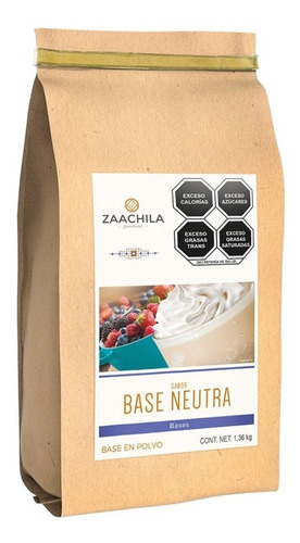 Base Para Frappe, Frappe Mix, Zaachila Sabor: Neutra