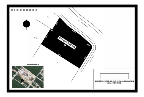 Terreno En Esquina En Playa Del Carmen Frente A Plaza Las Américas