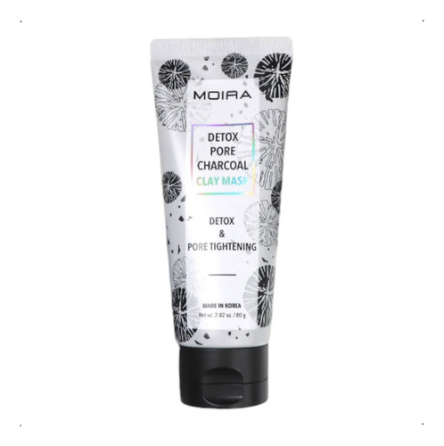 Mascarilla De Arcilla Hidratante Moira Made In Korea Tipo de piel Detox Pore Charcoal
