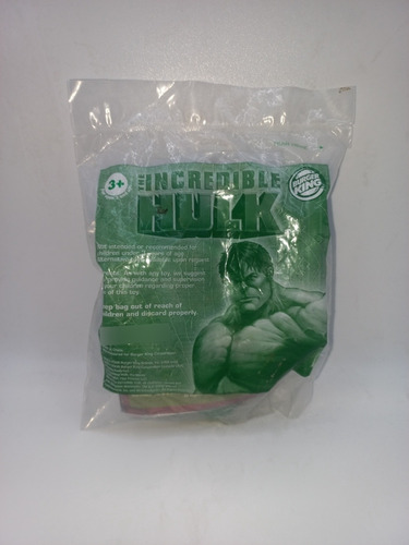 Figura Increible Hulk Huella Espejo Magic Burger King  Mc