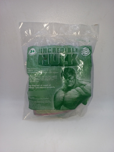 Imagen 1 de 2 de Figura Increible Hulk Huella Espejo Magic Burger King Mc