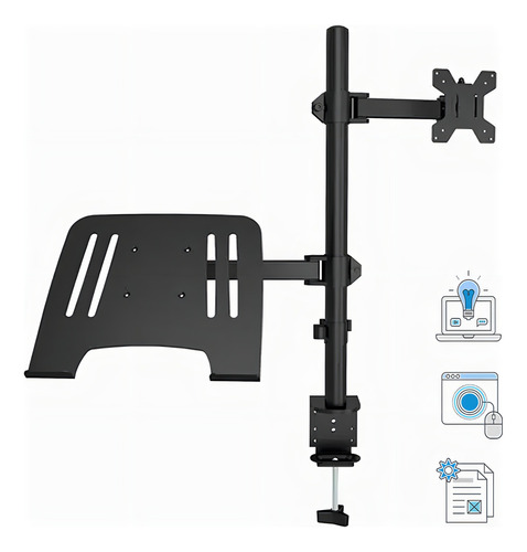 Fnbrli X0223 Iron Soporte De Monitor Dual Para Monitor Y