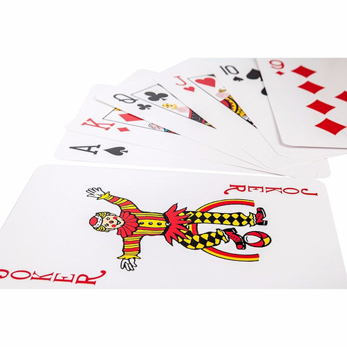 Imagen 7 de 9 de ¡ Juego De Cartas Poker Grande 18x12cm Ofertas Gigantes !!