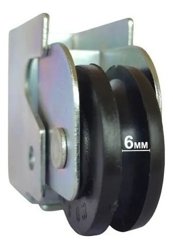 Kit com 2 Roldanas / Rolamento de Aço 45mm para Porta de Correr | Deslize Suave | Alta Resistência | Instalação Fácil