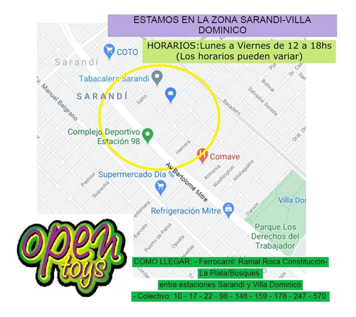 Colchon Practicuna 100x70x9 Espuma / Open-toys 145 Envio