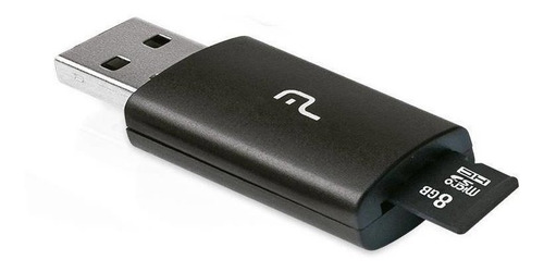 Imagem 3 de 4 de Cartão De Memoria 8gb 2 Em 1 C/leitor Usb Mc161