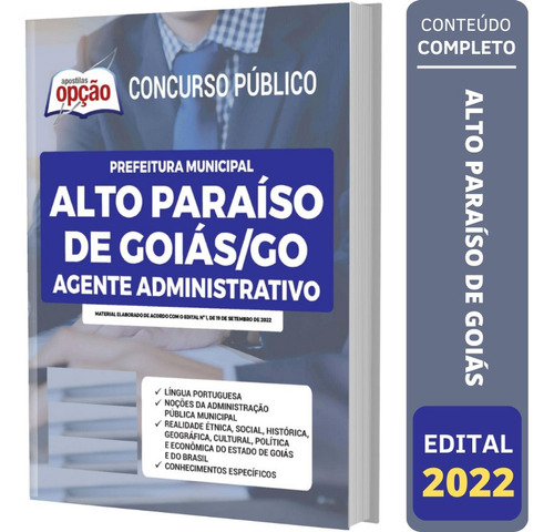 Apostila Alto Paraíso De Goiás - Agente Administrativo