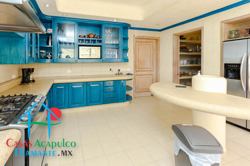 Cad Las Brisas Villa Del Sol. Terraza Con Asoleadero. Alberca Con Jacuzzi Y Palapa Con Wet Bar