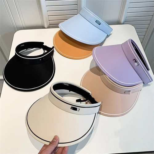 Sombrero Vacío De Verano Con Protección Solar Para Mujer Con